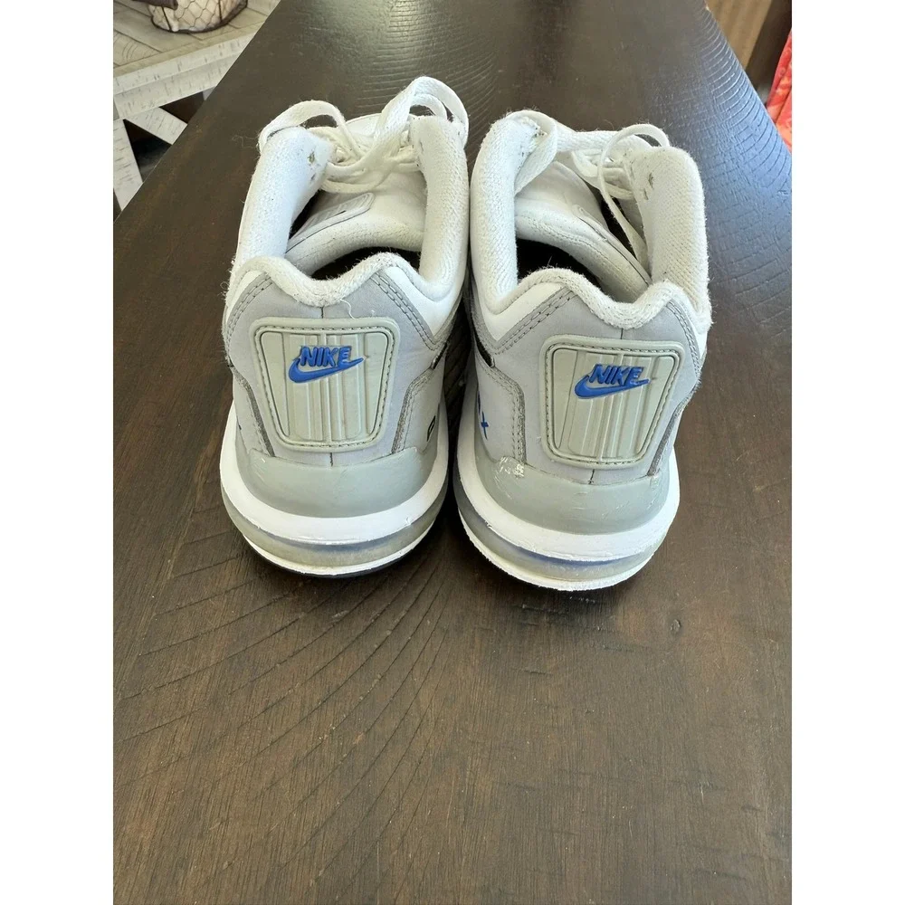 #C- 001- Nike Air Max SC Mens 7.5 White Black Wolf Grey Blue Sneakers DD7118-001